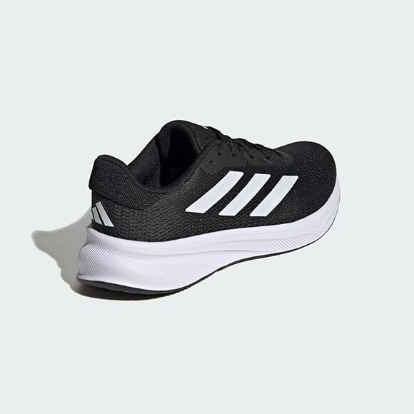 NWT adidas Men\'s Response Running Sneaker, Black/White/Black, 11.5 main image 5
